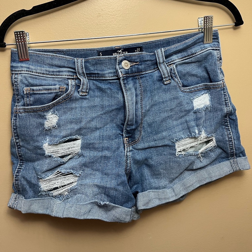 Hollister distressed Jean shorts
